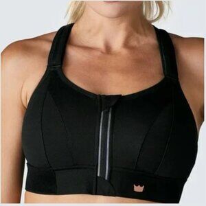 SHEFIT Ultimate Sports Bra High Impact Fully Adjustable Gym Black Women's Medium